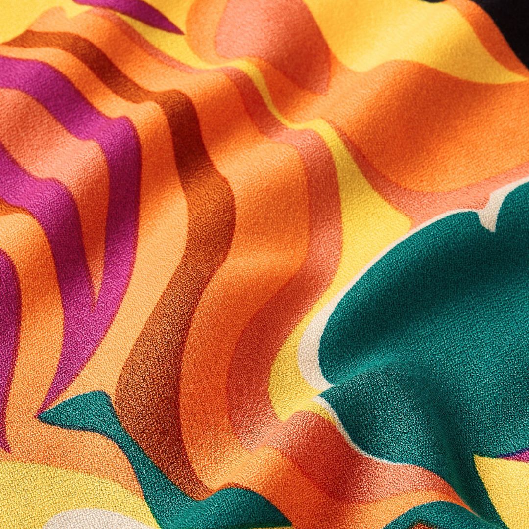 King Louie Women's Carina Tunic Dress Aurelio in Orange