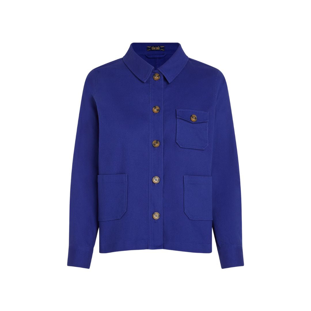 King Louie Women's Ellen Jacket Sturdy in Dazzling Blue