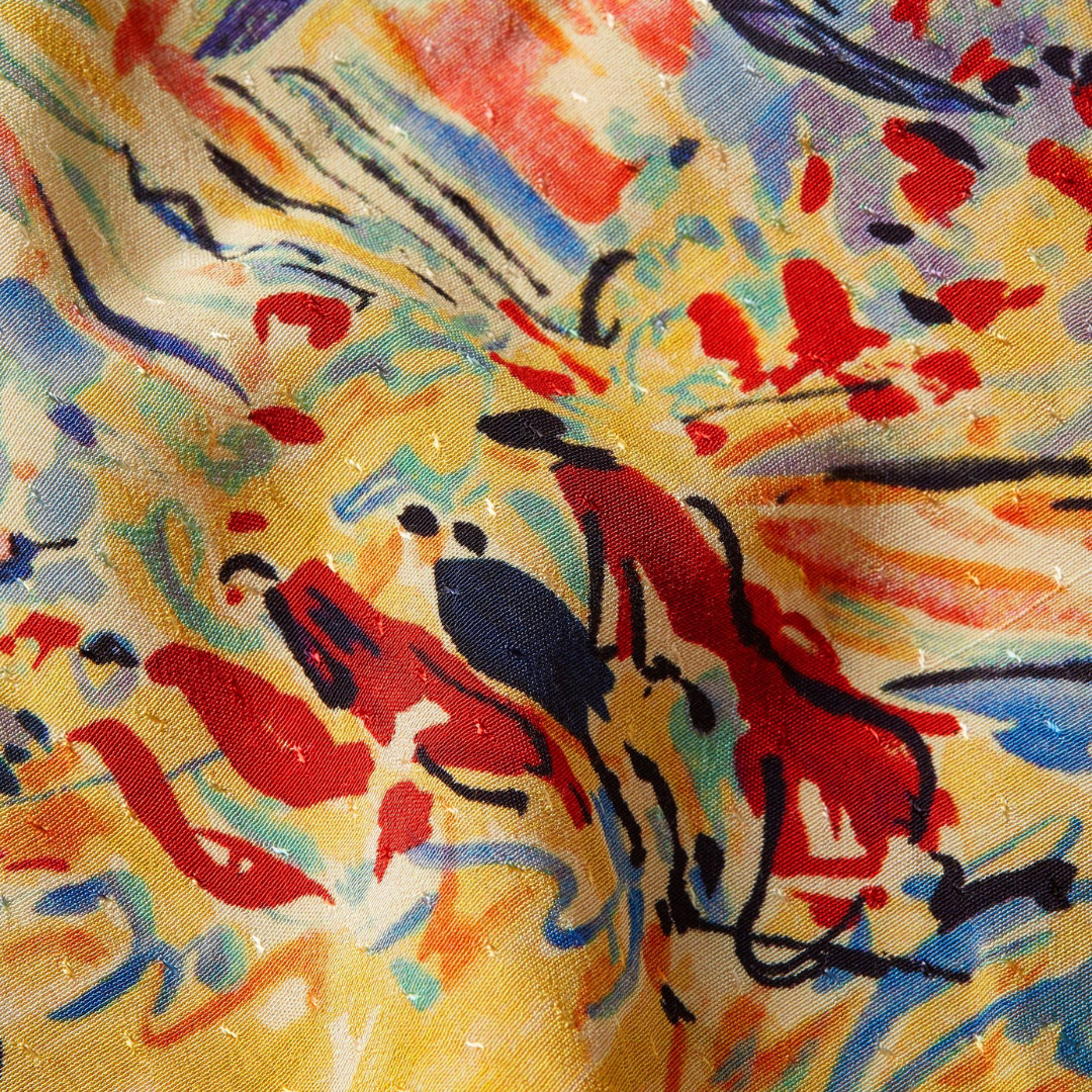 King Louie Women's July Serafini Blouse in Tuscan Yellow