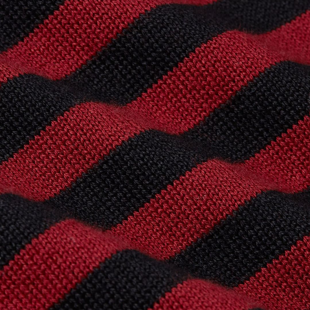 King Louie Women's Marie Bell Top Loop Stripe in Cabernet Red