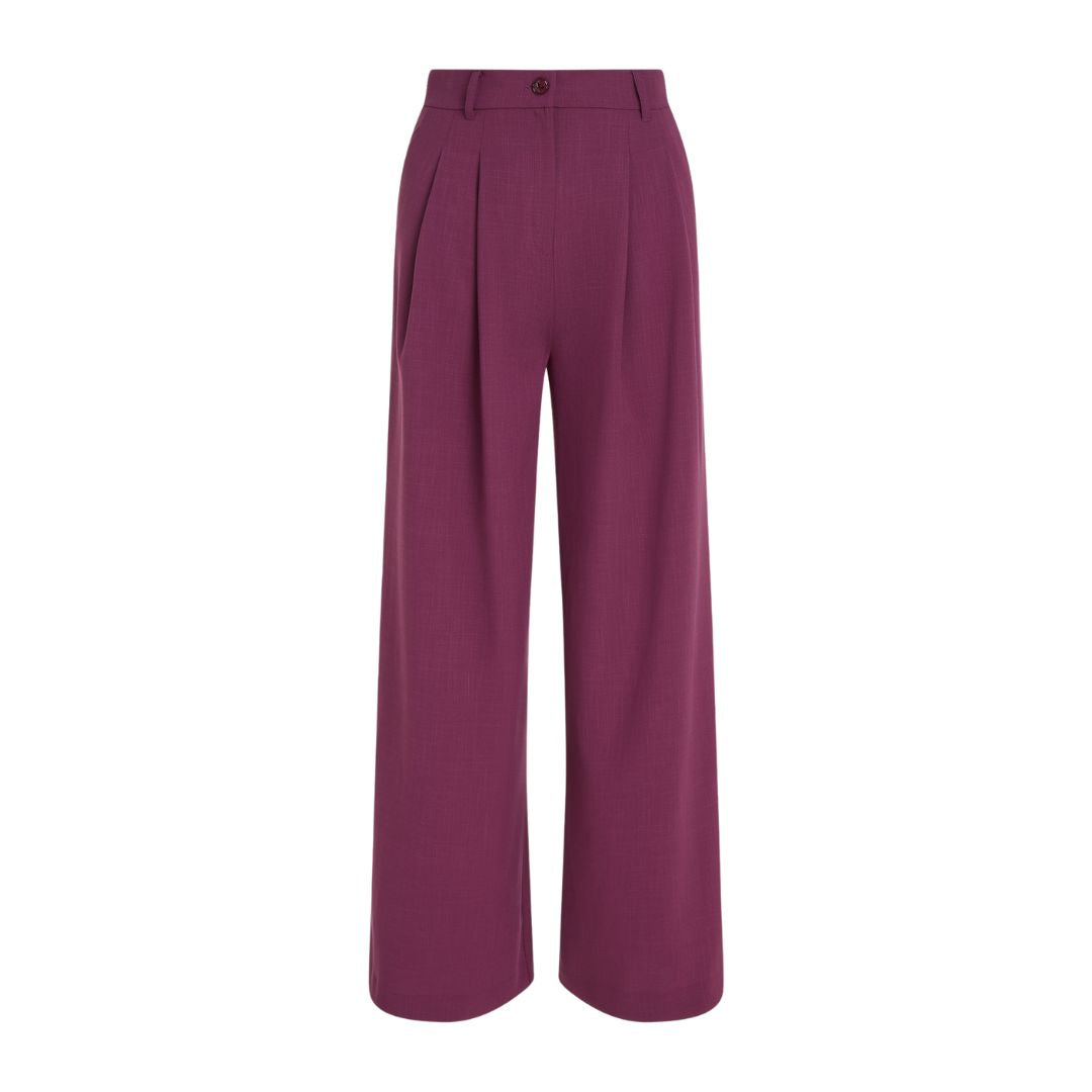 King Louie Women's Marlene Pants Timba in Caspia Purple