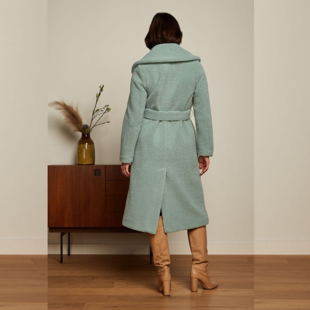 King Louie Women's Mary Coat Murphy in Granite Green