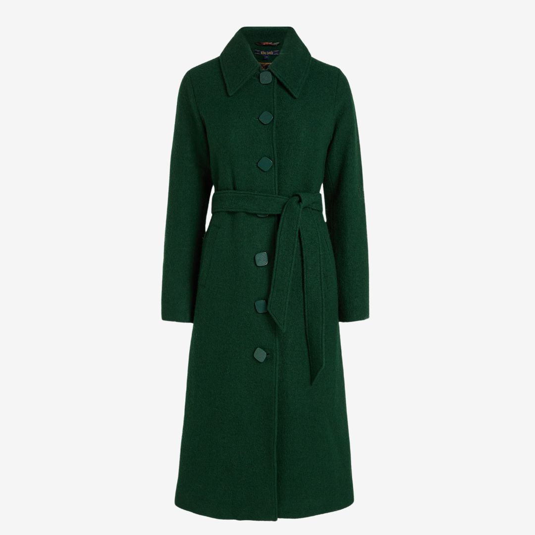King Louie Women's Arabella Coat Kennedy in Forest Green