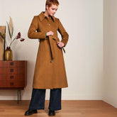 King Louie Women's Arabella Coat Reggio in Bronze Brown