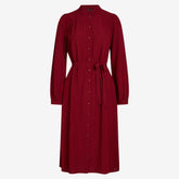 King Louie Women's Carina Dress Piper in Cabernet Red