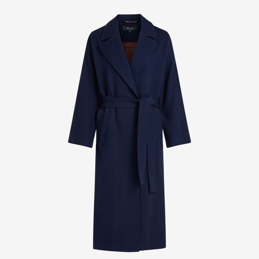 King Louie Women's Diana Coat Austin in Evening Blue
