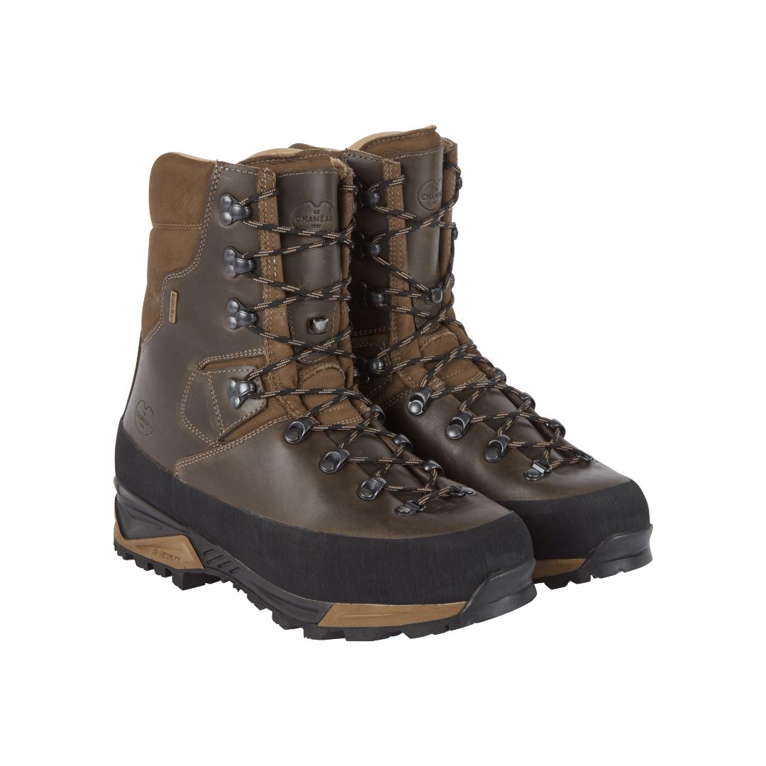 Le Chameau Men's Mouflon Extreme 10'' Boots in Marron Foncé