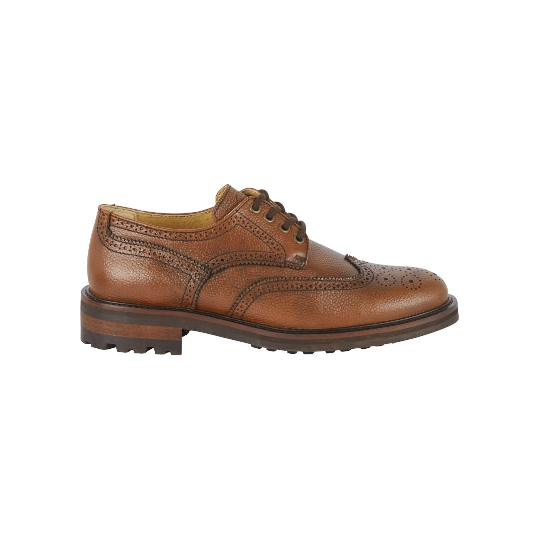 Le Chameau Men's Normandy Leather Brogue in Marron