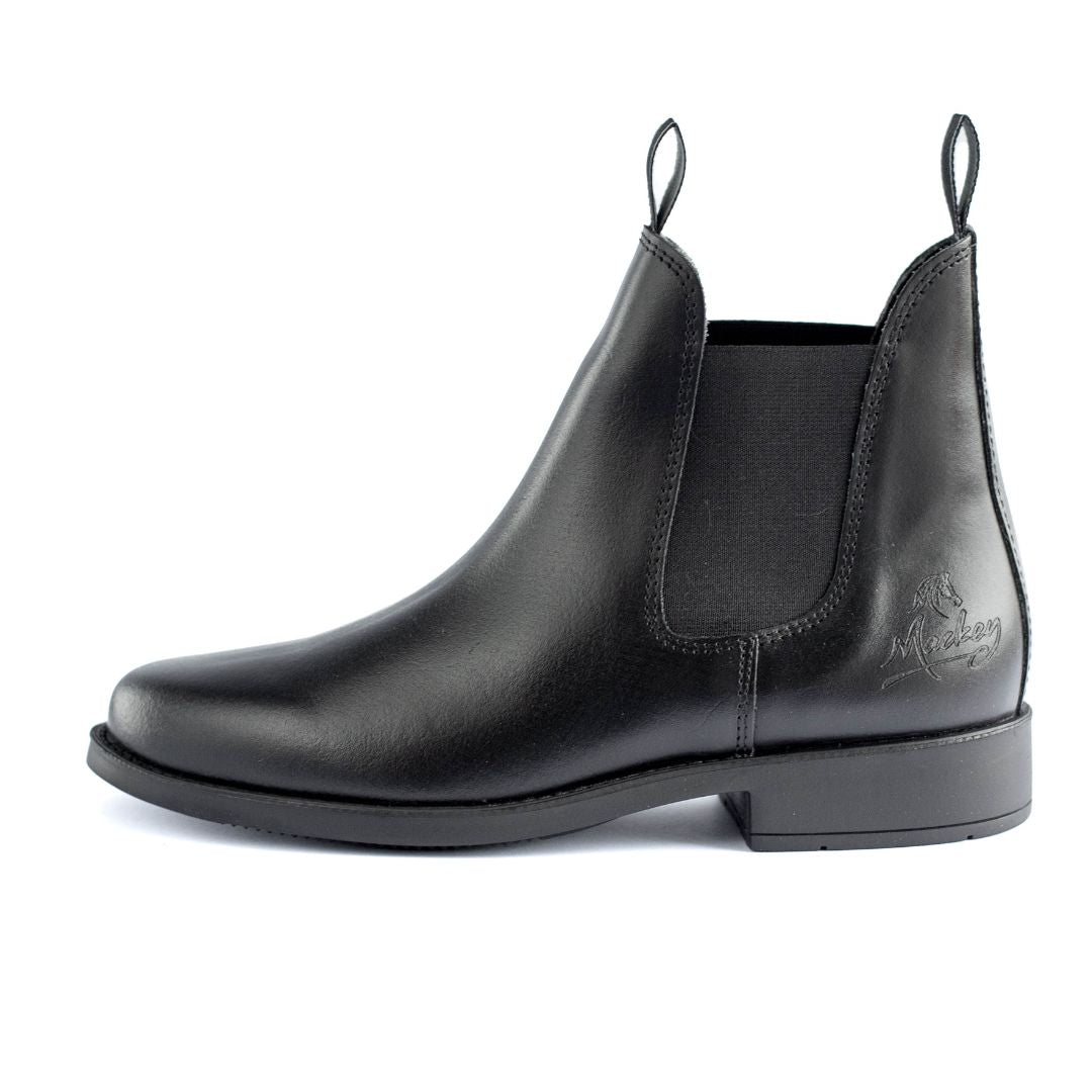 Mackey Kid's Ash Jodhpur Boots in Black