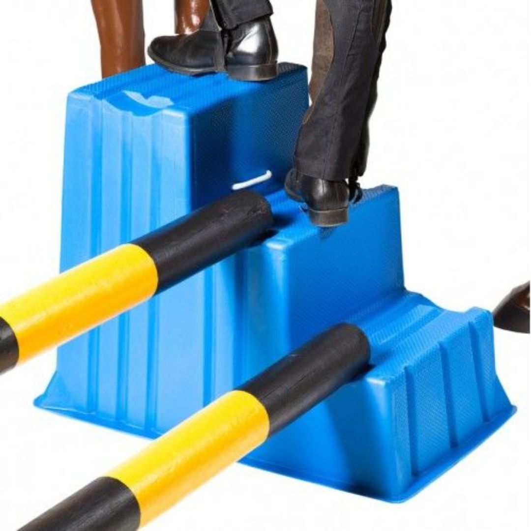 Mackey Stubbs Mounting Block Up & Over 3 Step in Blue