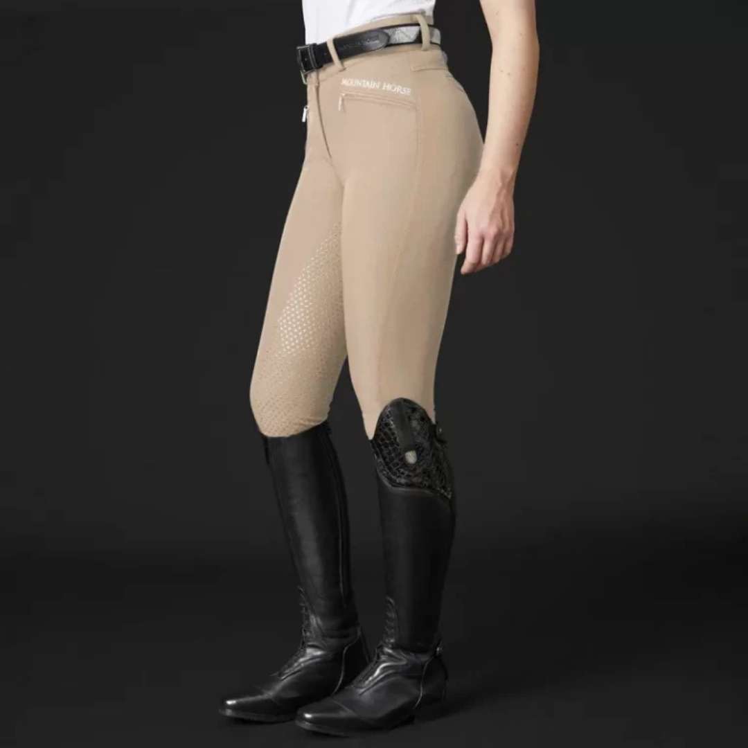 Mountain Horse Diana Silicone Breeches Full Seat Sand
