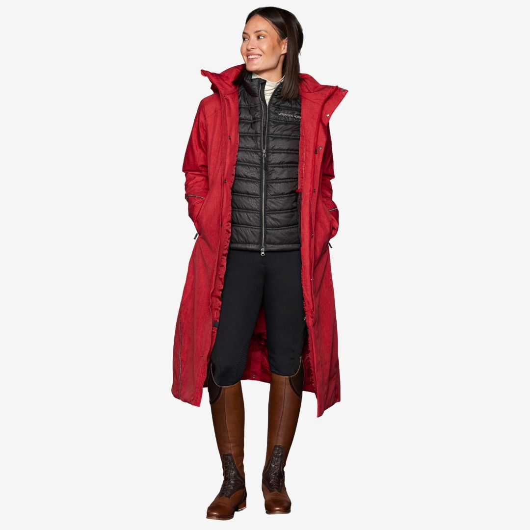 Mountain Horse Women's Felicia Belted Coat in Red