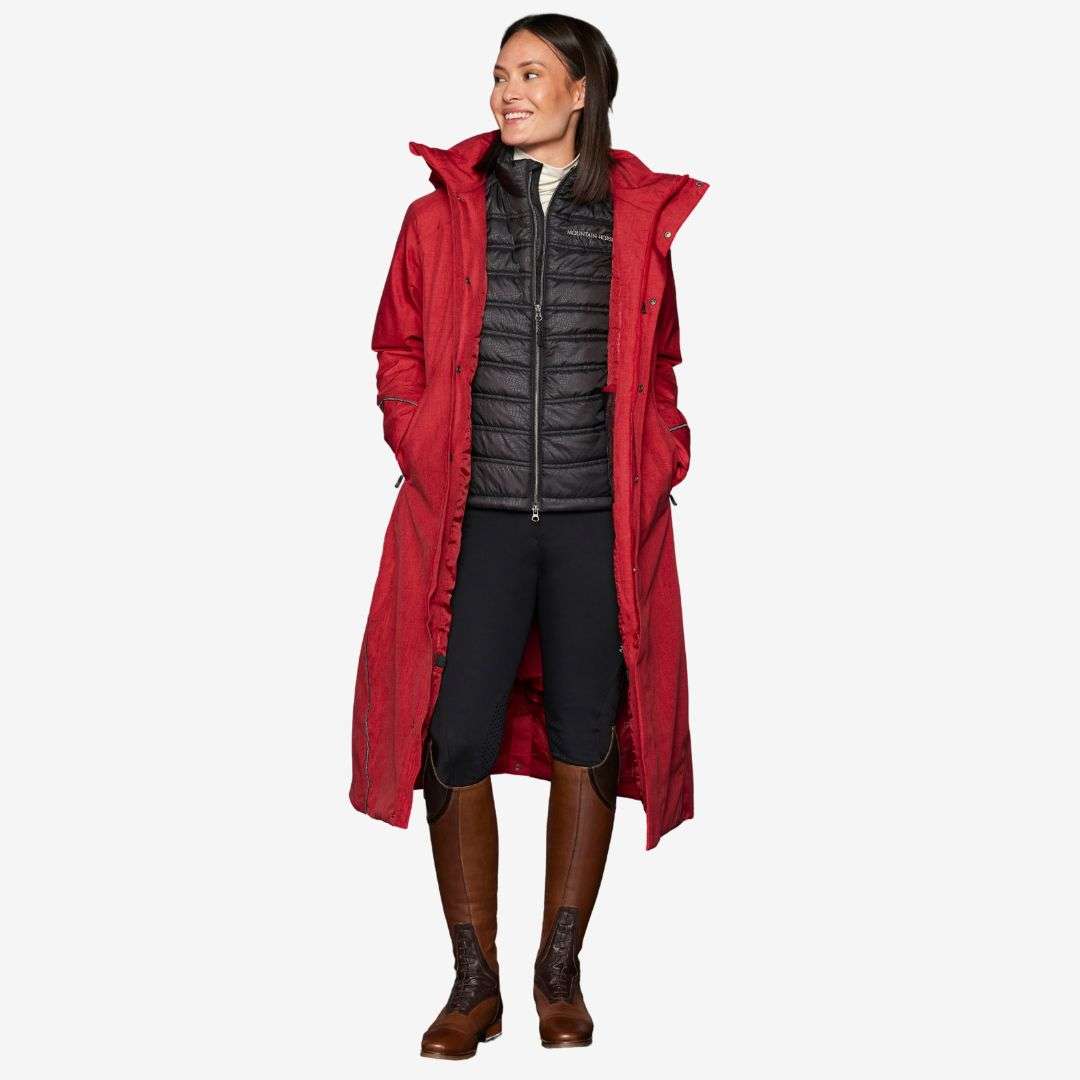 Mountain Horse Women's Felicia Belted Coat in Red