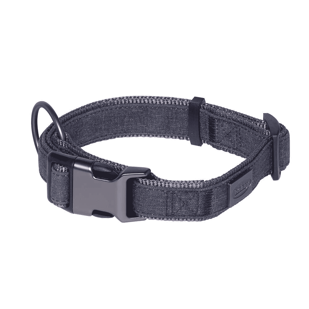 Nobby Black Grey Deluxe Collar Linen
