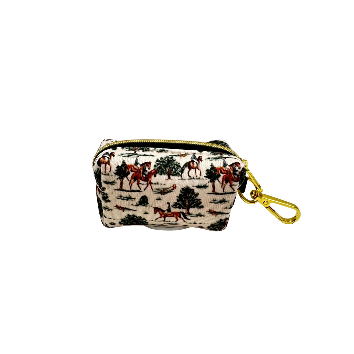 Oh So Fetch Horse & Hound Padded Dog Poop Bag Holder in Beige