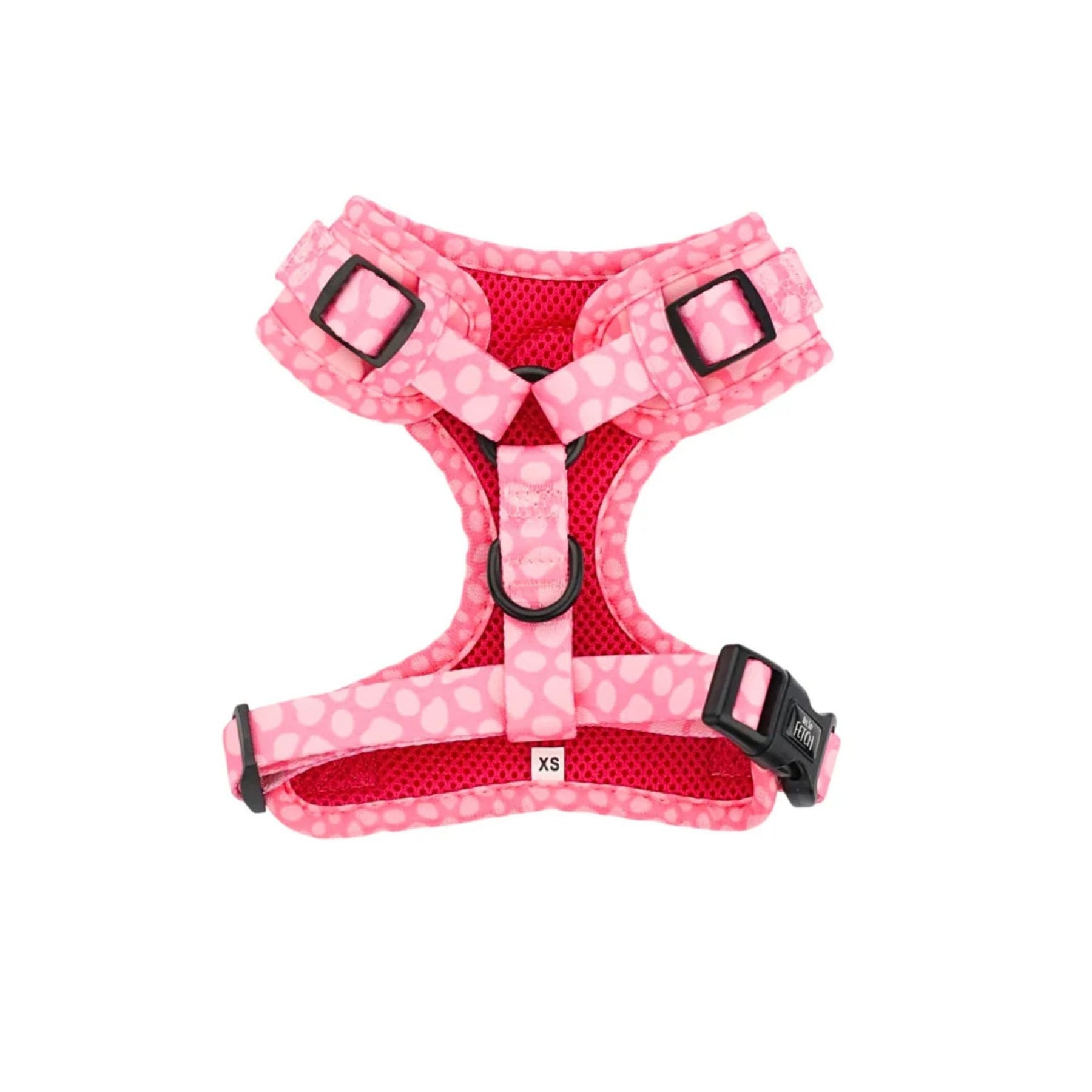 Oh So Fetch Pretty Wild Padded Dog Harness in Pink