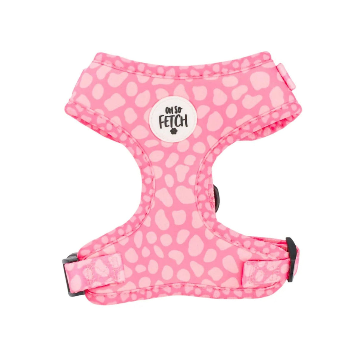 Oh So Fetch Pretty Wild Padded Dog Harness in Pink