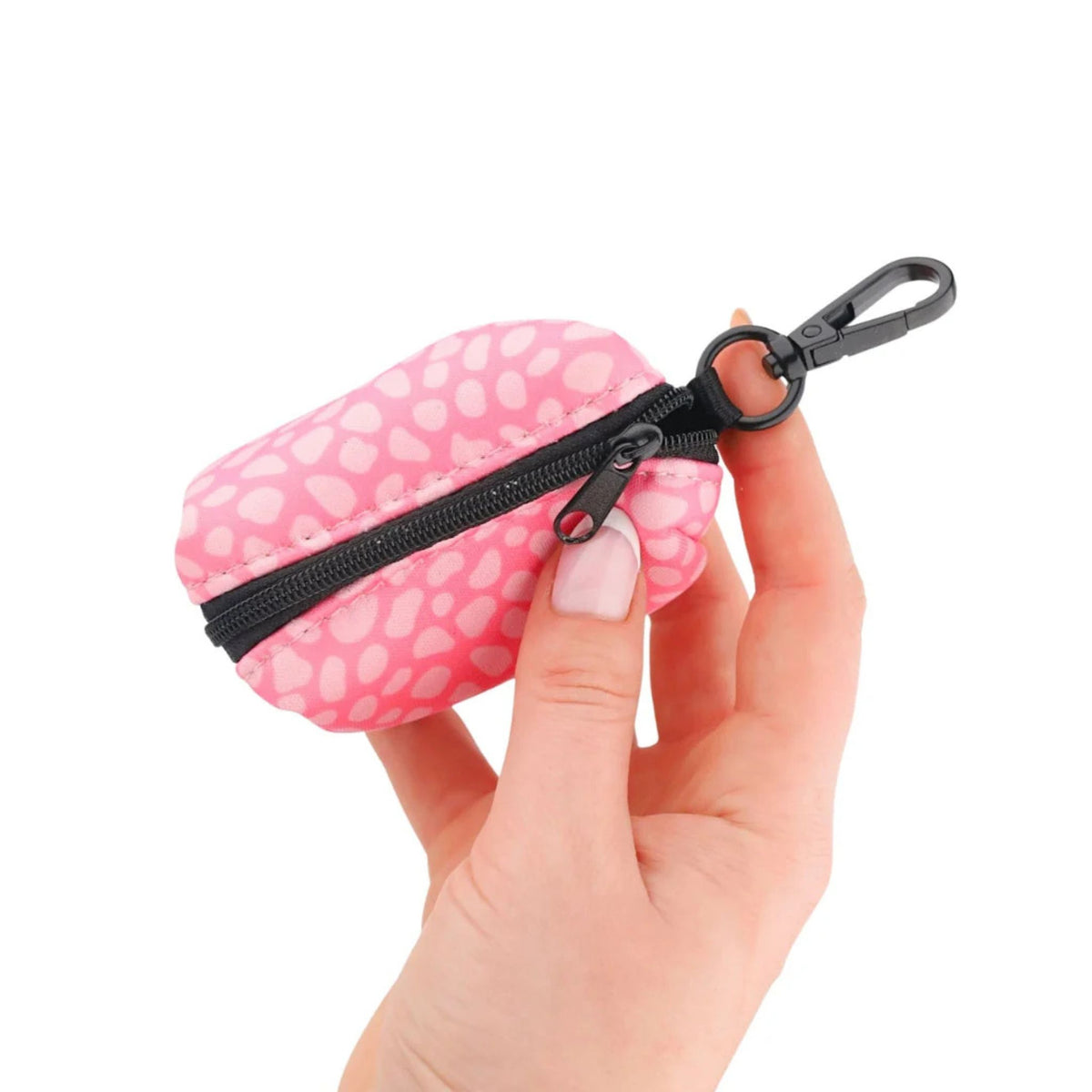 Oh So Fetch Pretty Wild Padded Dog Poop Bag Holder in Pink