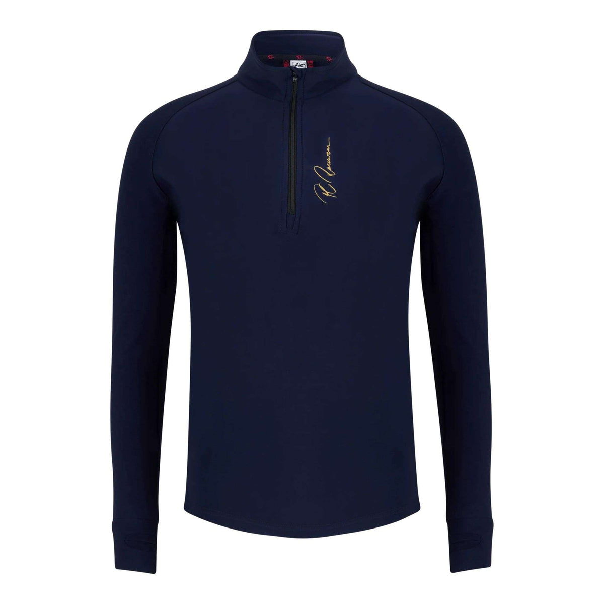 PC Racewear Unisex Half Zip Baselayer in Navy
