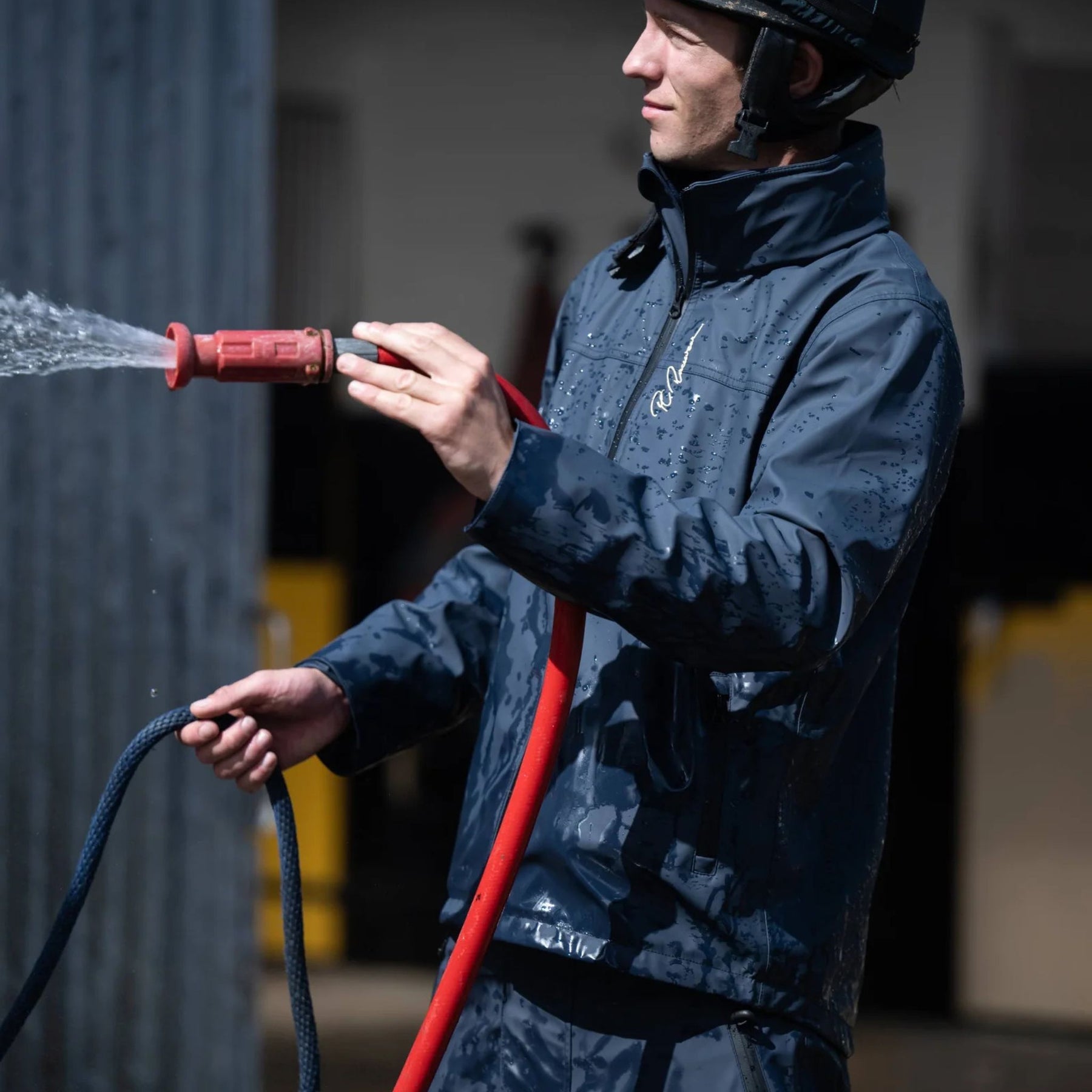 PC Racewear Unisex RainArmor Rain Jacket in Navy