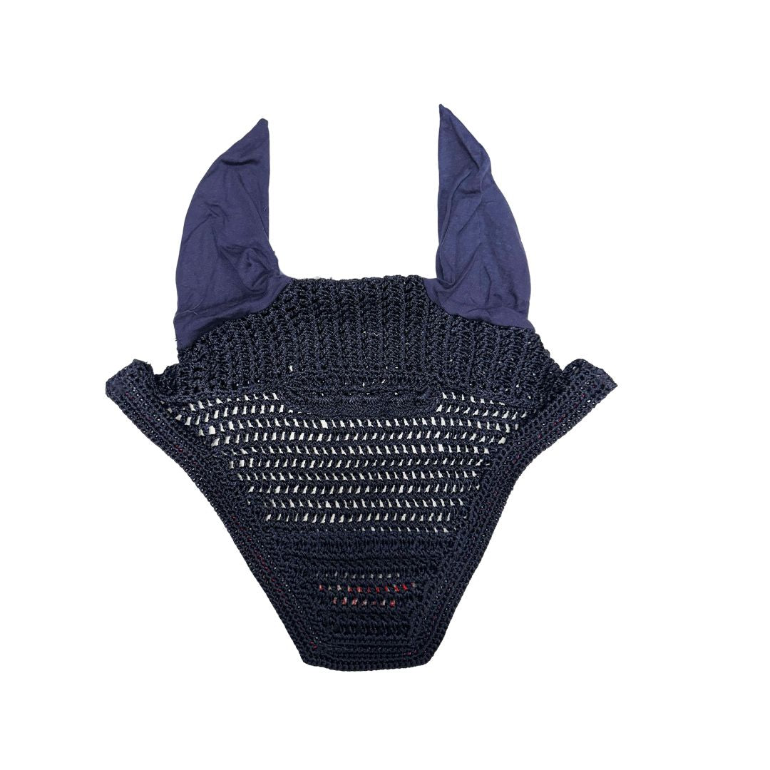 Red Mills Horse Fly Veil in Red