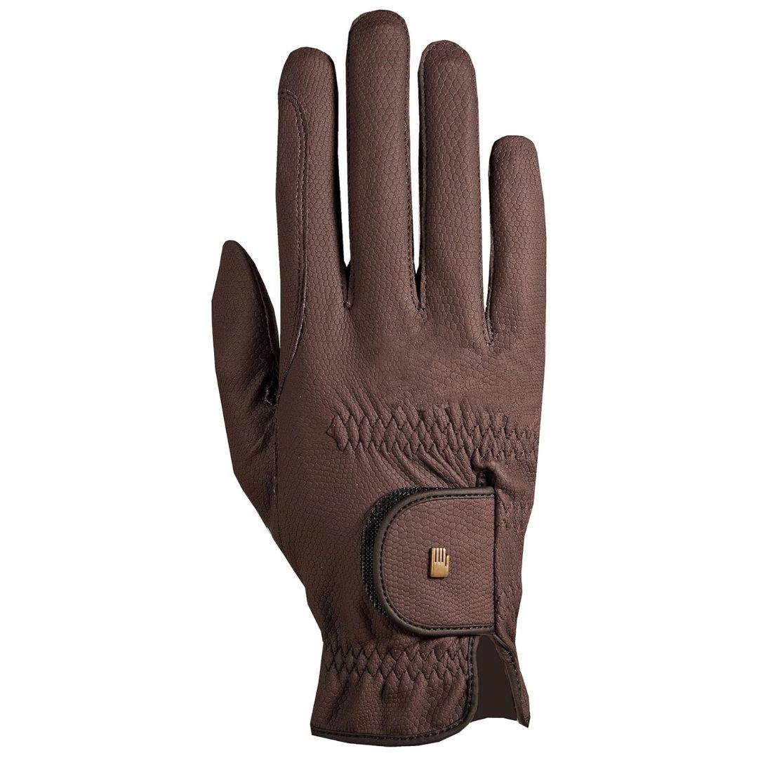 Roeckl Sports Junior Roeck Grip Riding Gloves in Mocha