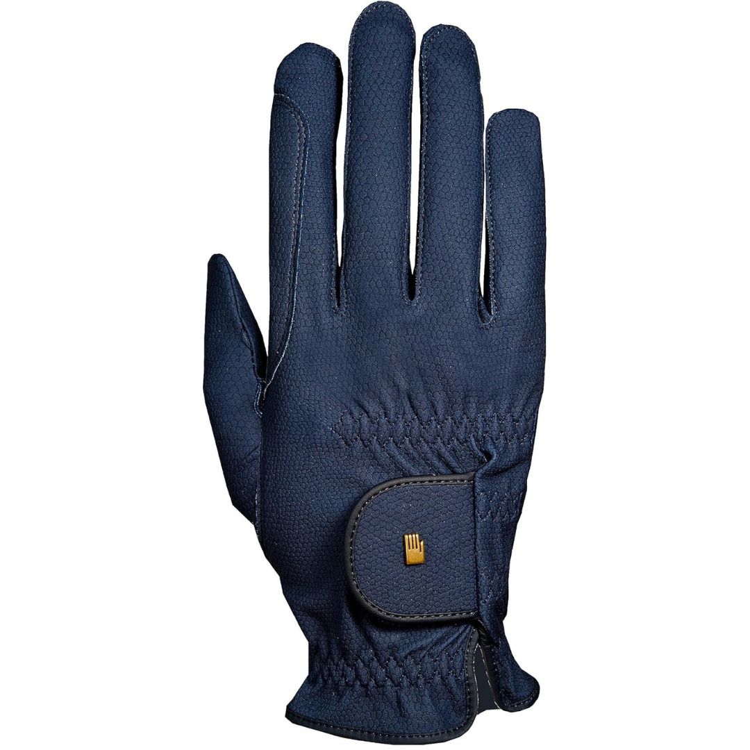 Roeckl Sports Junior Roeck Grip Riding Gloves in Navy Blue