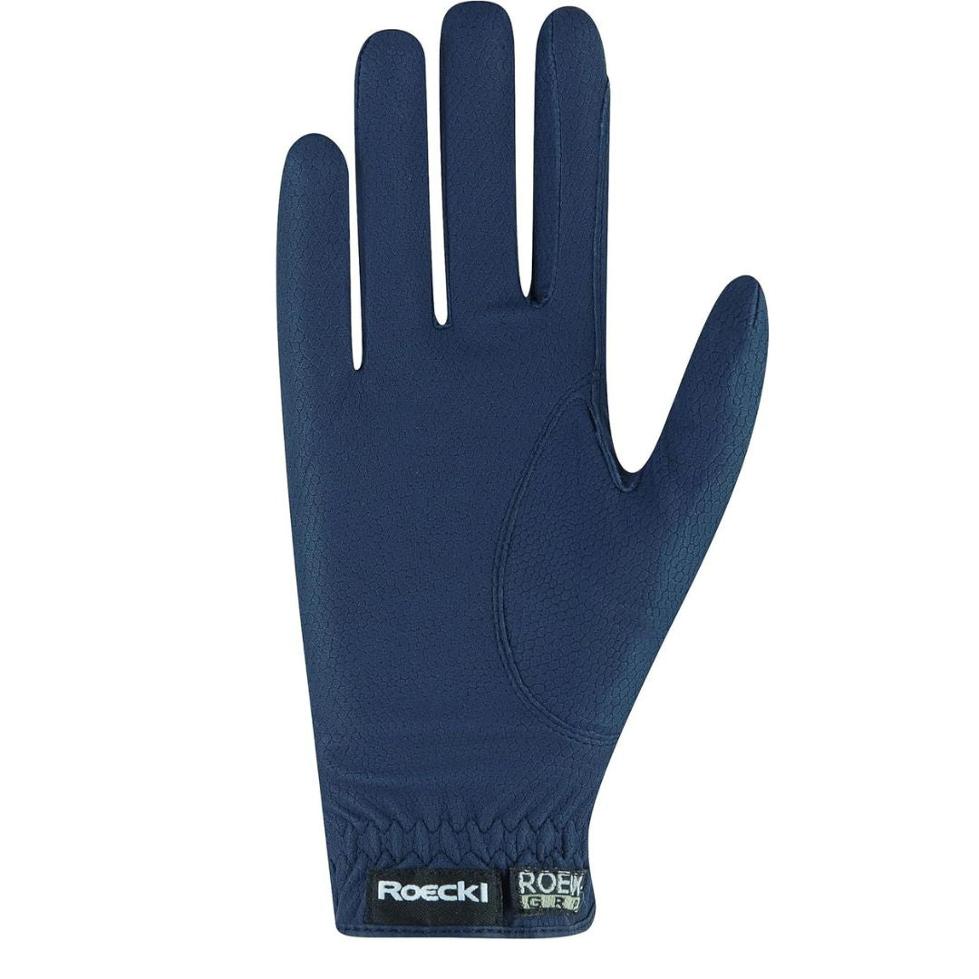 Roeckl Sports Junior Roeck Grip Riding Gloves in Navy Blue