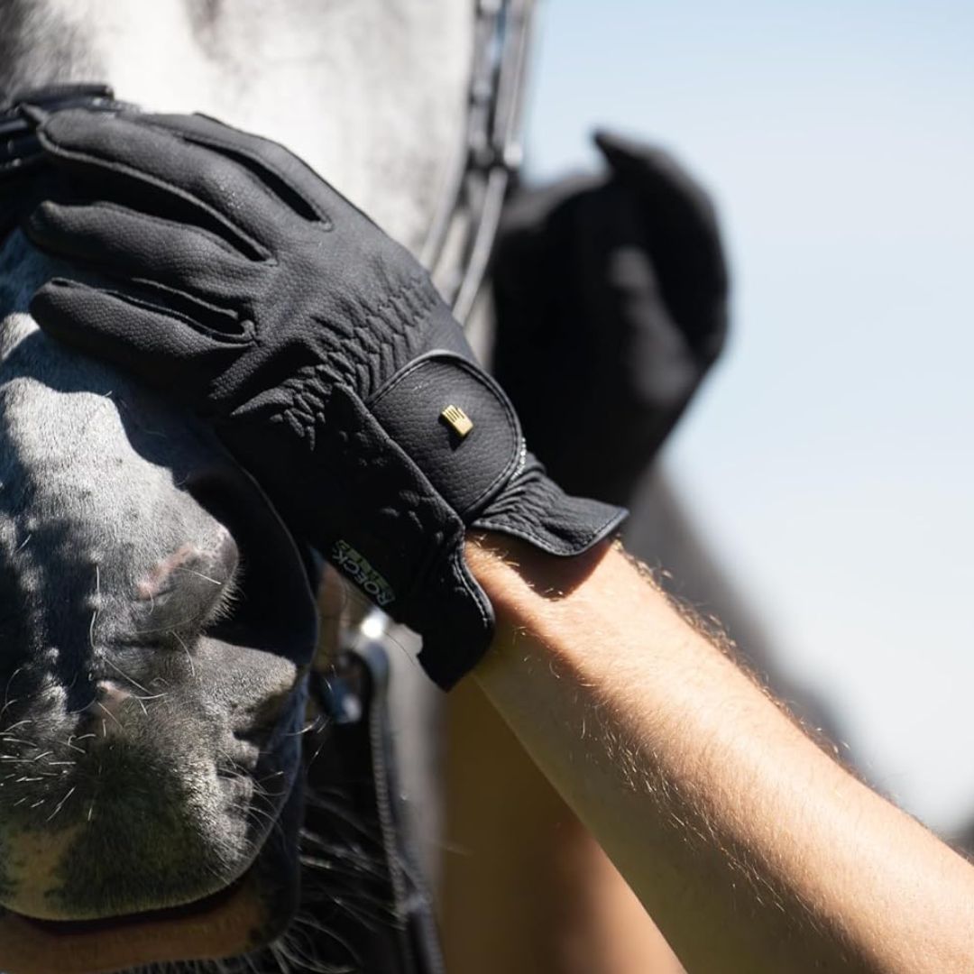 Roeckl Sports Roeck Grip Riding Gloves in Black