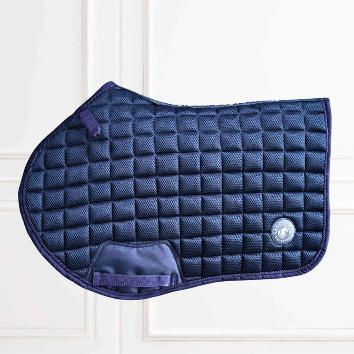 SandStorm Horse MeshAir Close Contact Saddle Pad in Navy
