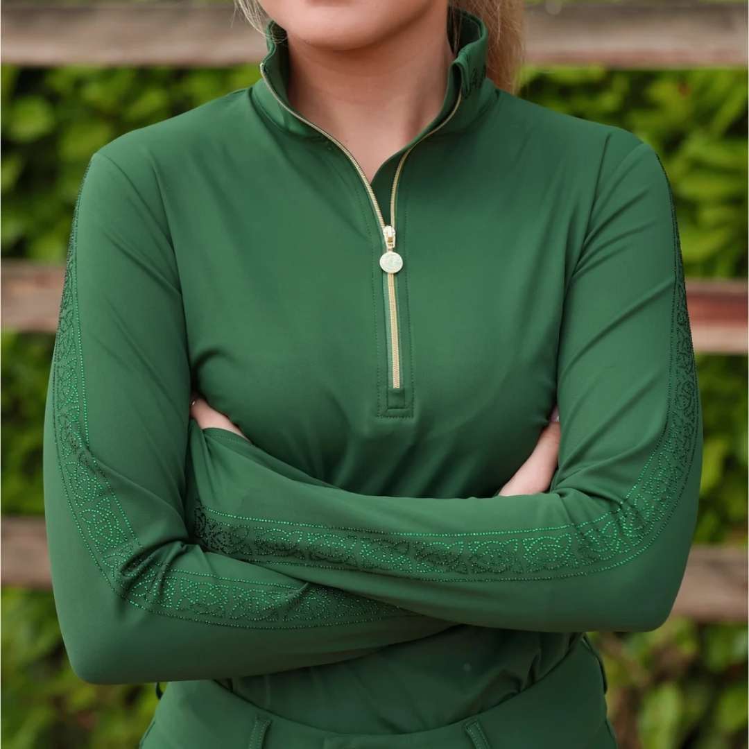 SandStorm Performance Sport Baselayer in Lonrai Emerald