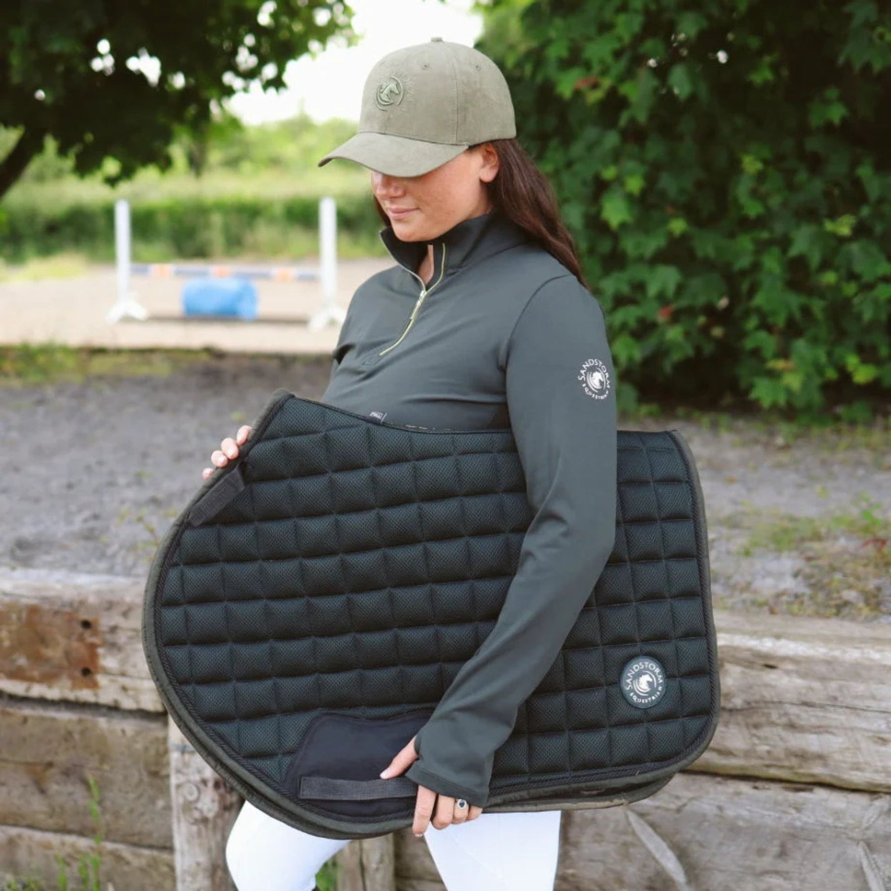 SandStorm Women's Performance Sport Baselayer in Hunter Green