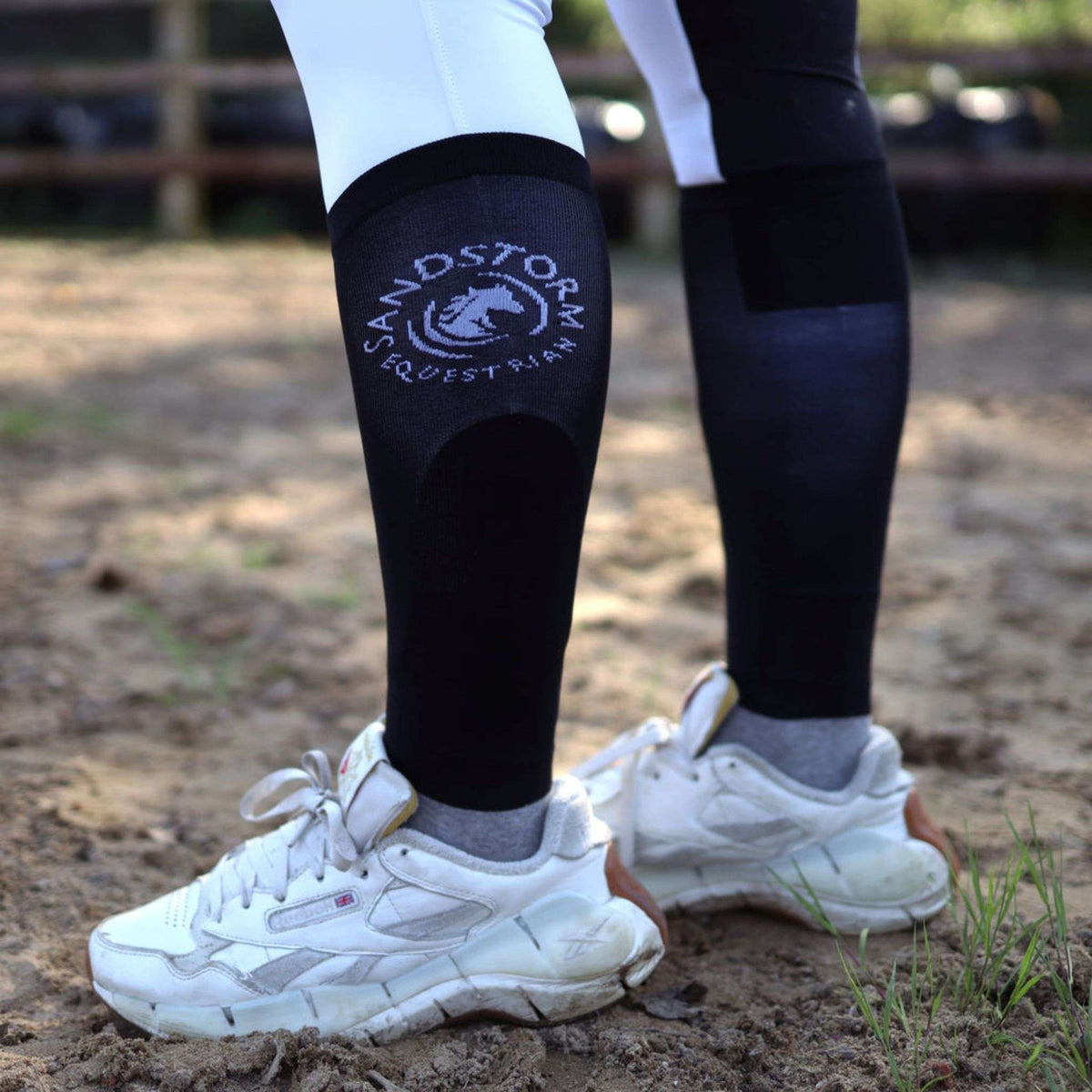 SandStorm Women's Show Riding Socks in Black