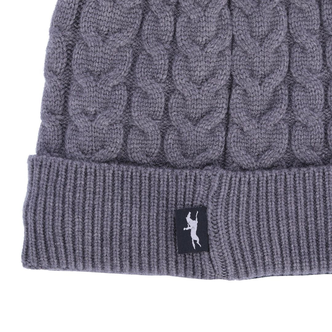Schockemohle Baila Bobble Hat in Asphalt