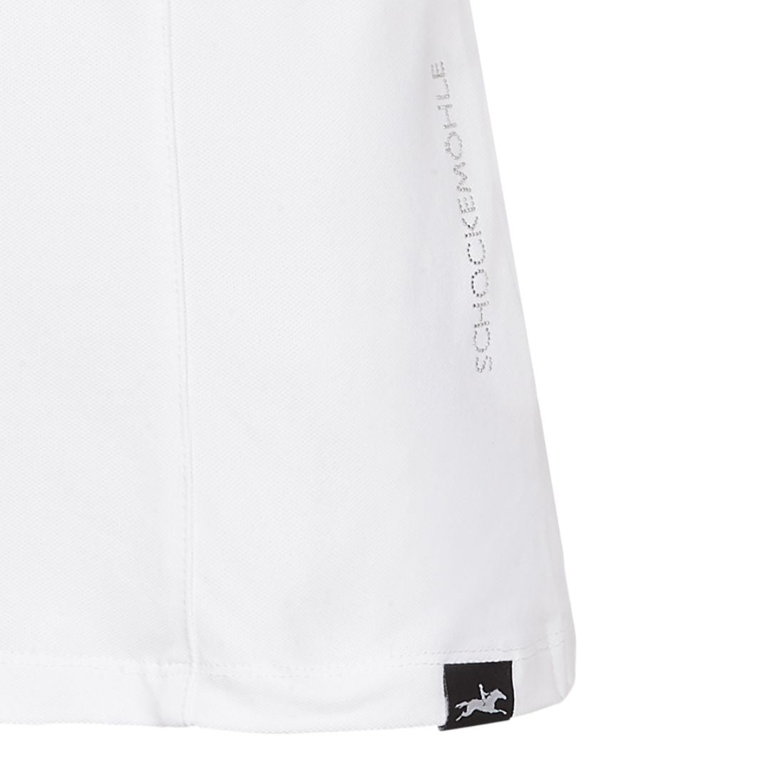 Schockemohle Women's Hanna Polo Shirt in Optical White