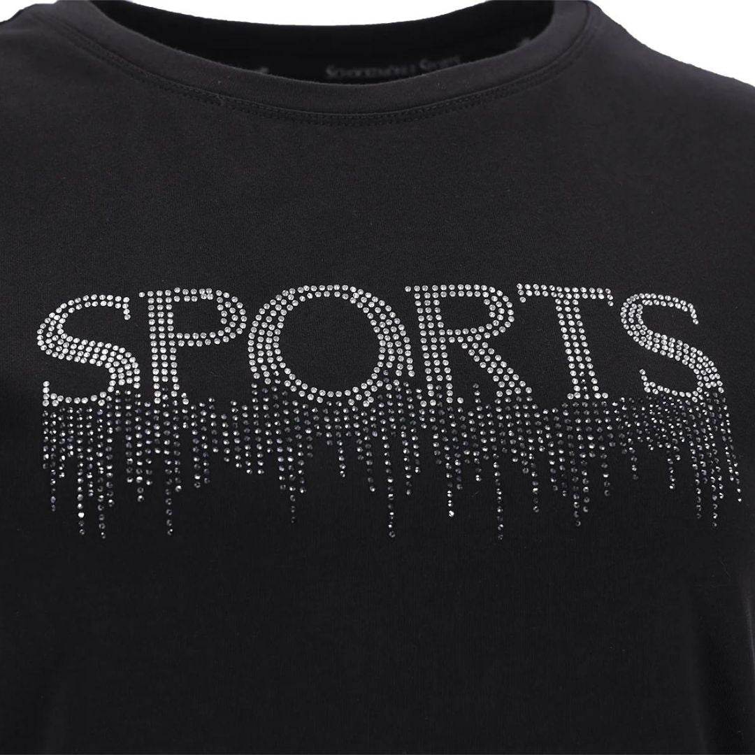 Schockemohle Women's Lisanne T-Shirt in Cool Black