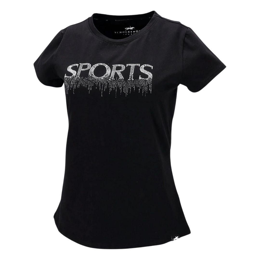 Schockemohle Women's Lisanne T-Shirt in Cool Black
