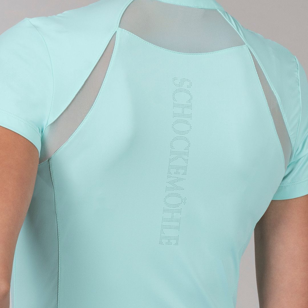 Schockemohle Women's SP Merit Style Show Shirt in Aqua Sea