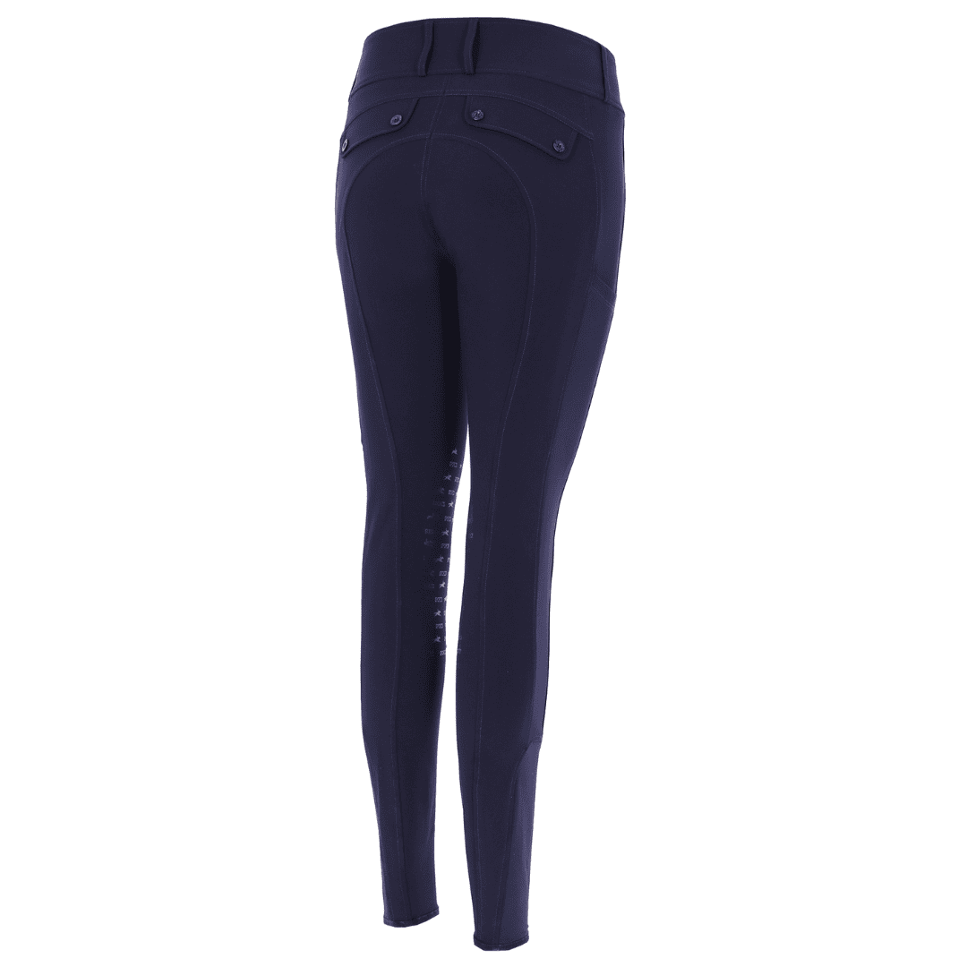 Schockemohle Women's SP Carola KP Style Breeches in Dark Navy