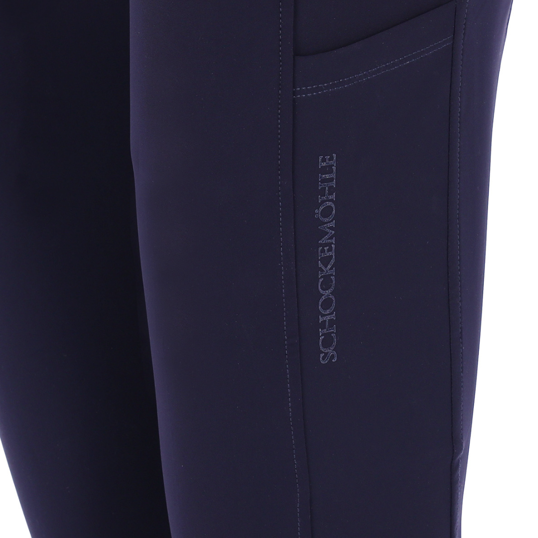 Schockemohle Women's SP Carola KP Style Breeches in Dark Navy