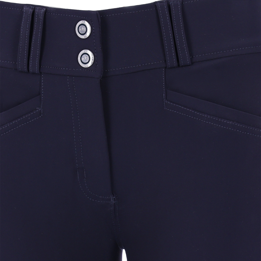 Schockemohle Women's SP Carola KP Style Breeches in Dark Navy
