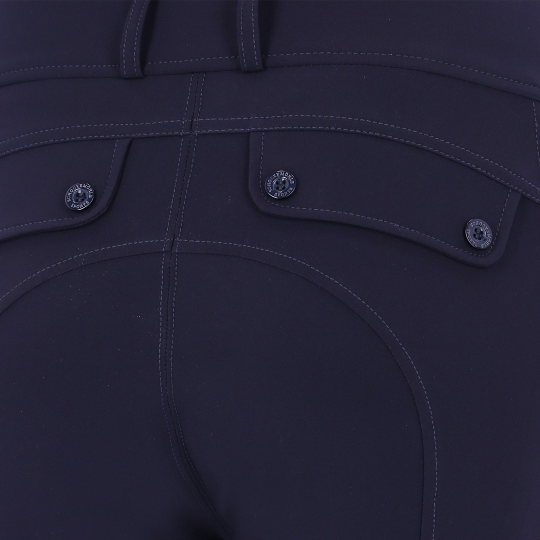 Schockemohle Women's SP Carola KP Style Breeches in Dark Navy