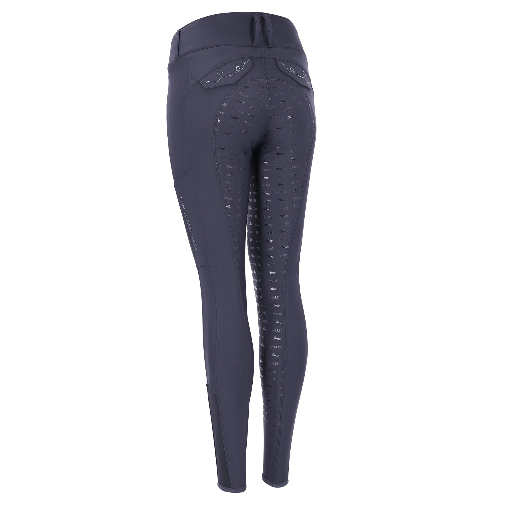Schockemohle Women's SP Noelle Full Seat Breeches  in Dark Blue