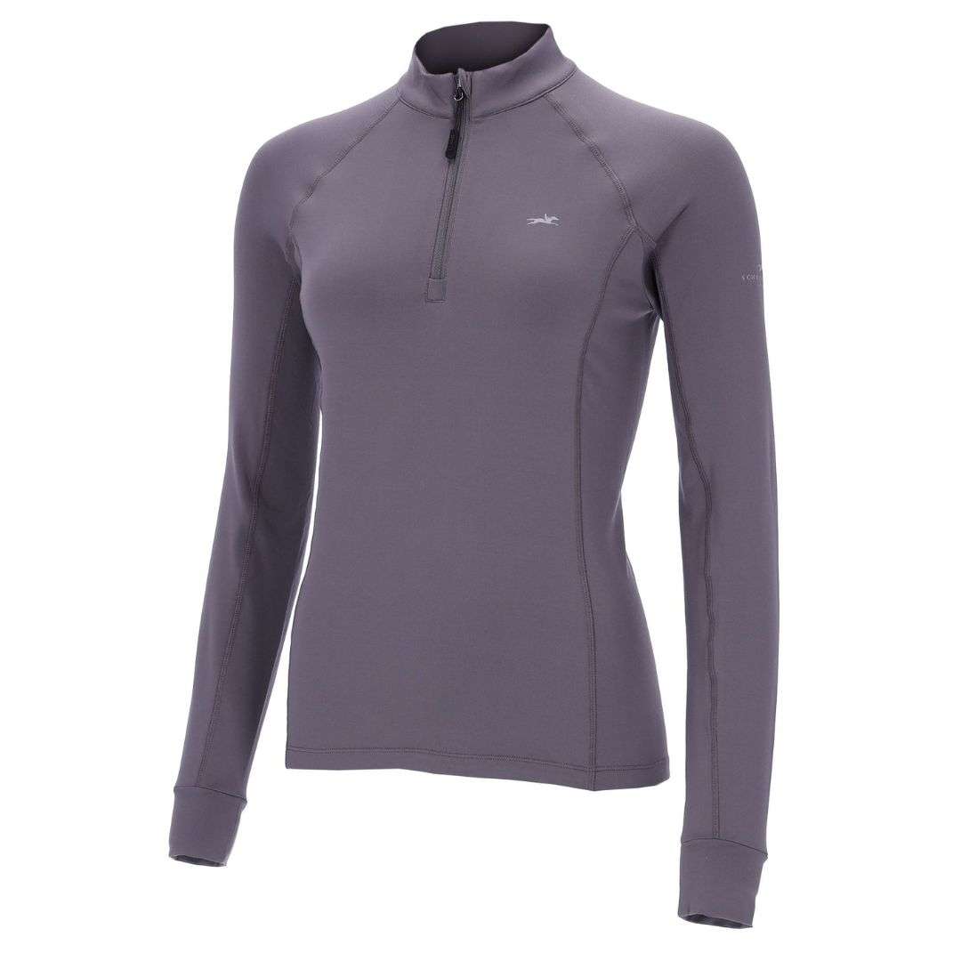 Schockemohle Women's Winter Page Riding Shirt in Dusty Chocolate