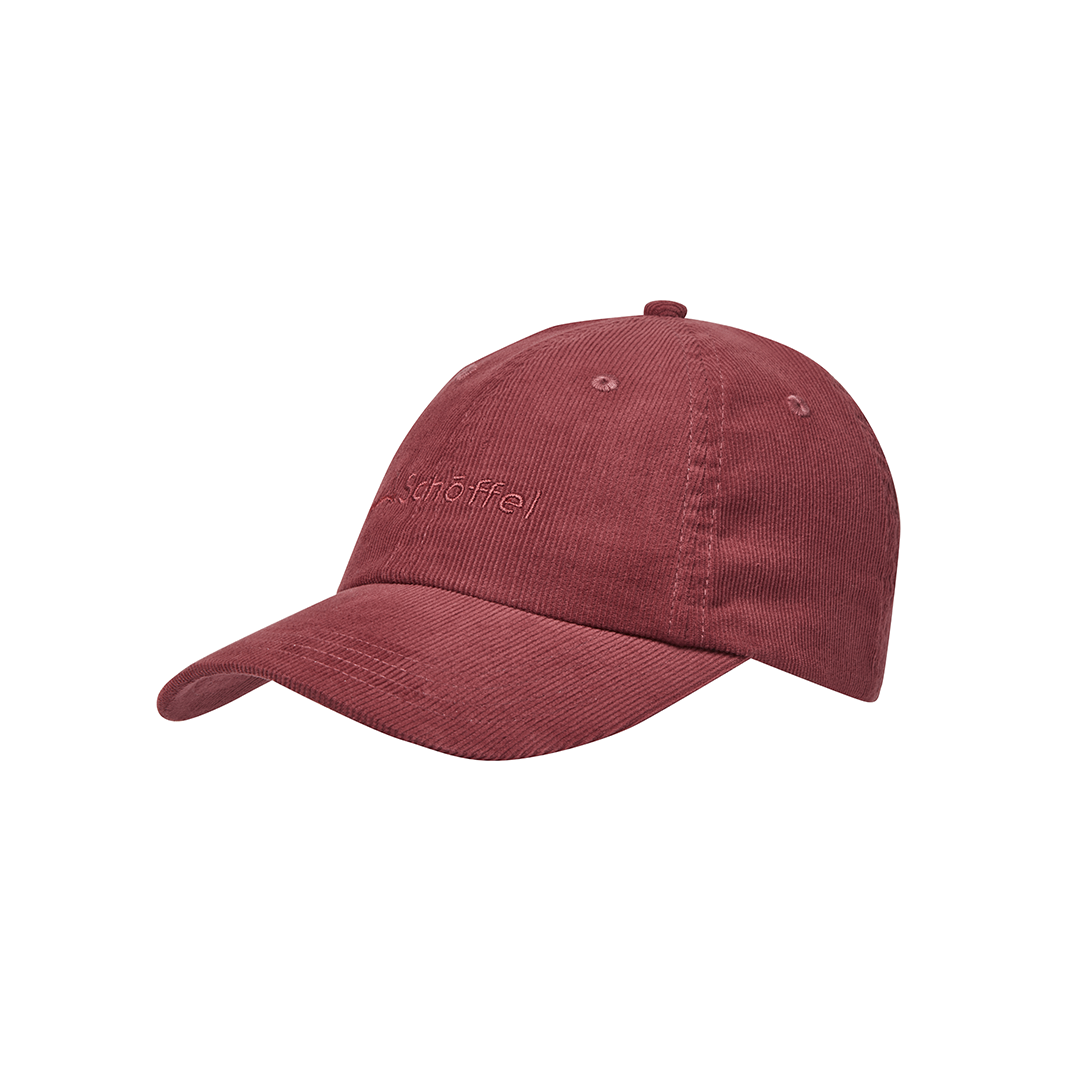 Schoffel Haddon Cord Cap in Bordeaux
