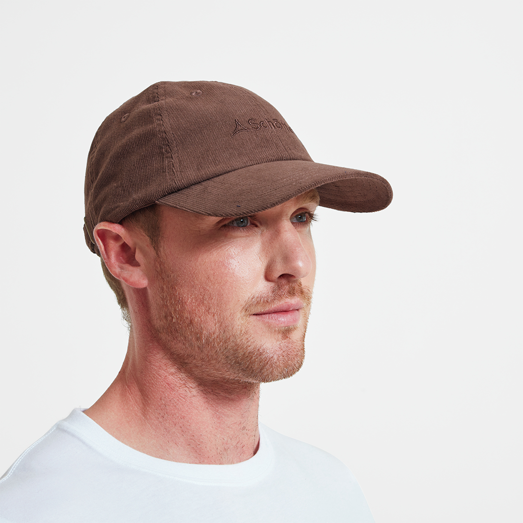 Schoffel Haddon Cord Cap in Chocolate