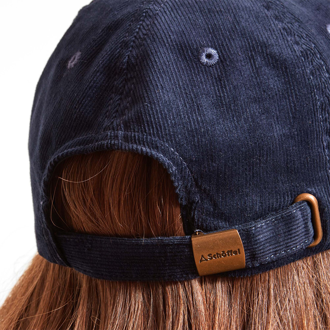 Schoffel Haddon Cord Cap in Navy