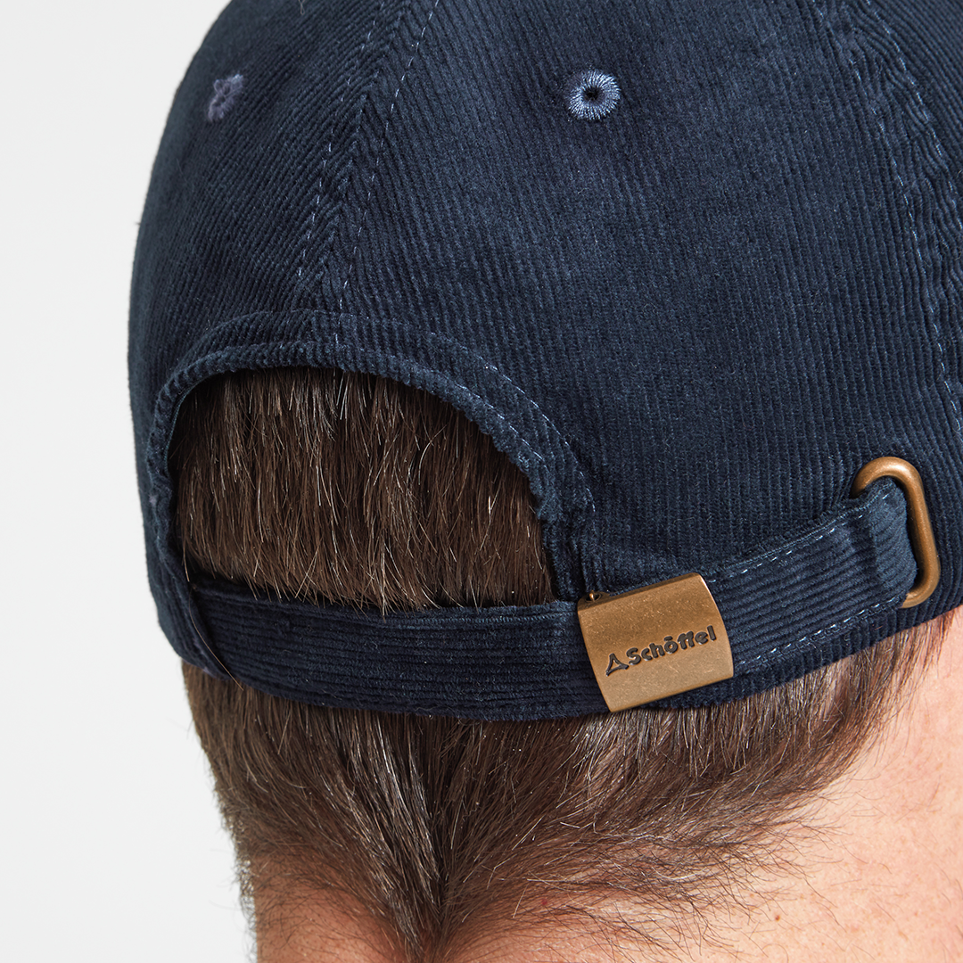 Schoffel Haddon Cord Cap in Navy