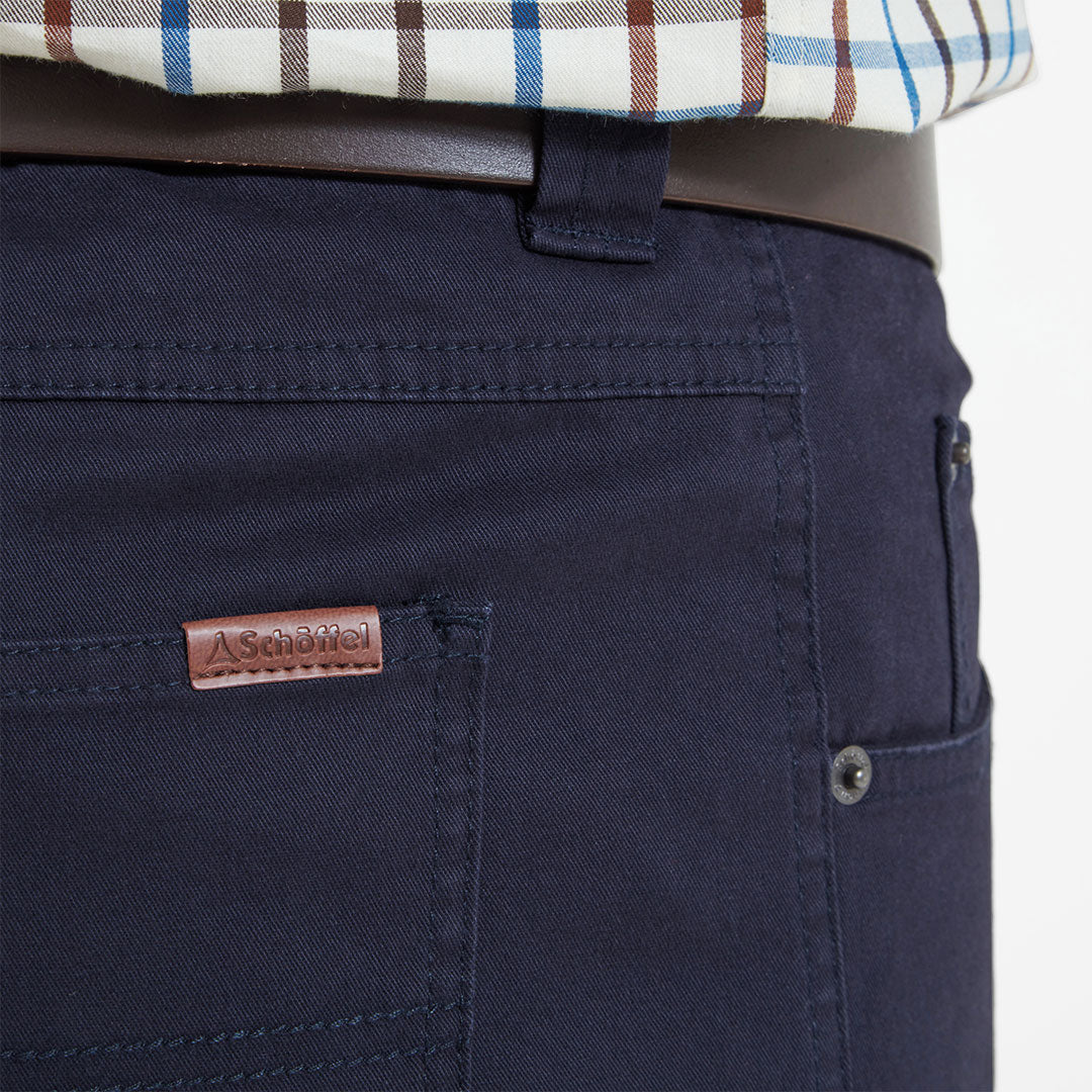 Schoffel Men's Canterbury 5 Pocket Jean in Navy