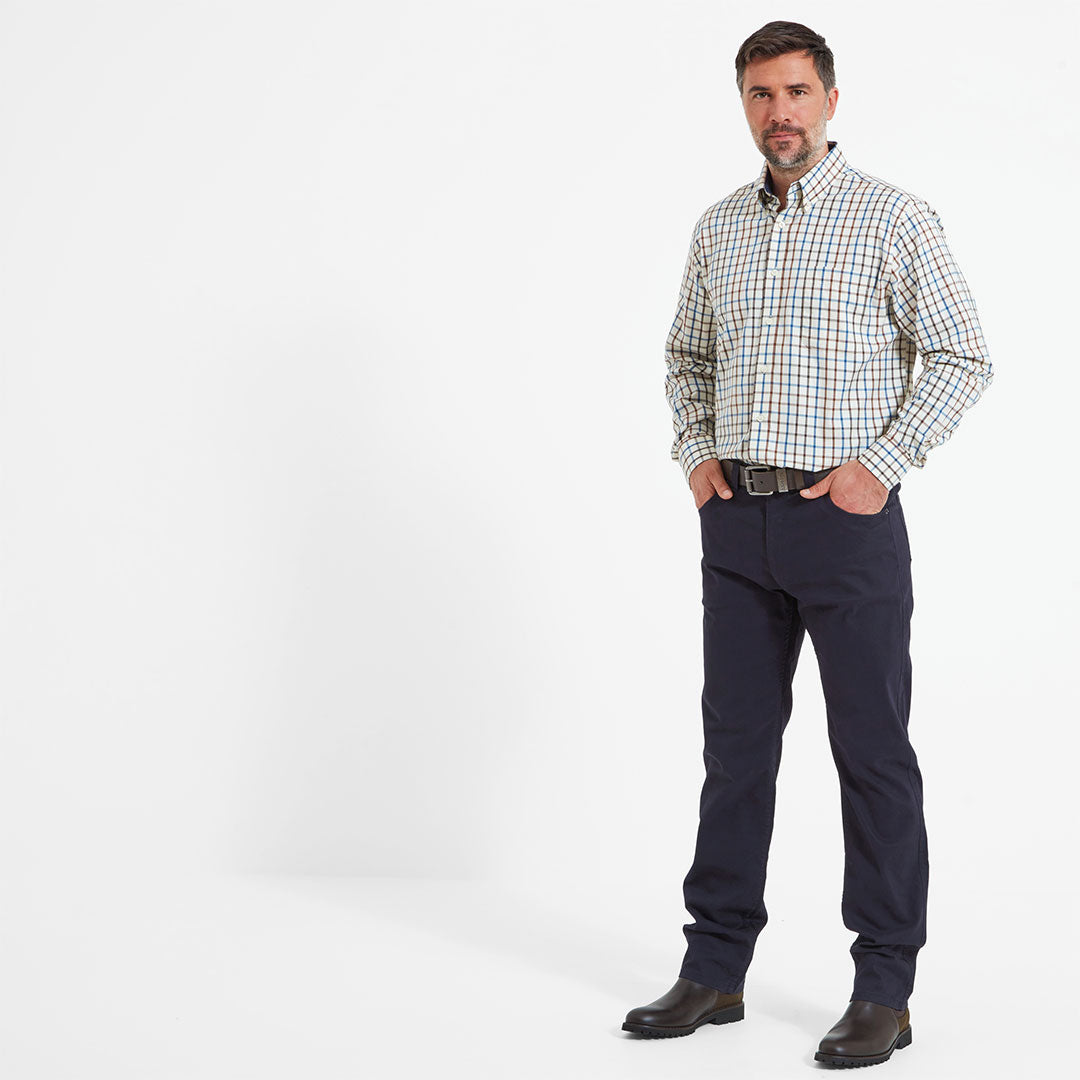 Schoffel Men's Canterbury 5 Pocket Jean in Navy